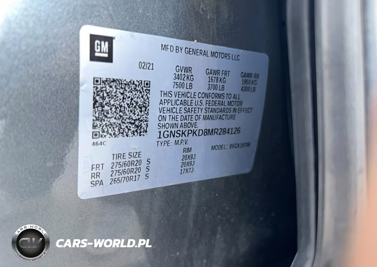 2021 Chevrolet Tahoe K1500 Z71 VIN:1GNSKPKD8MR284126 - 10
