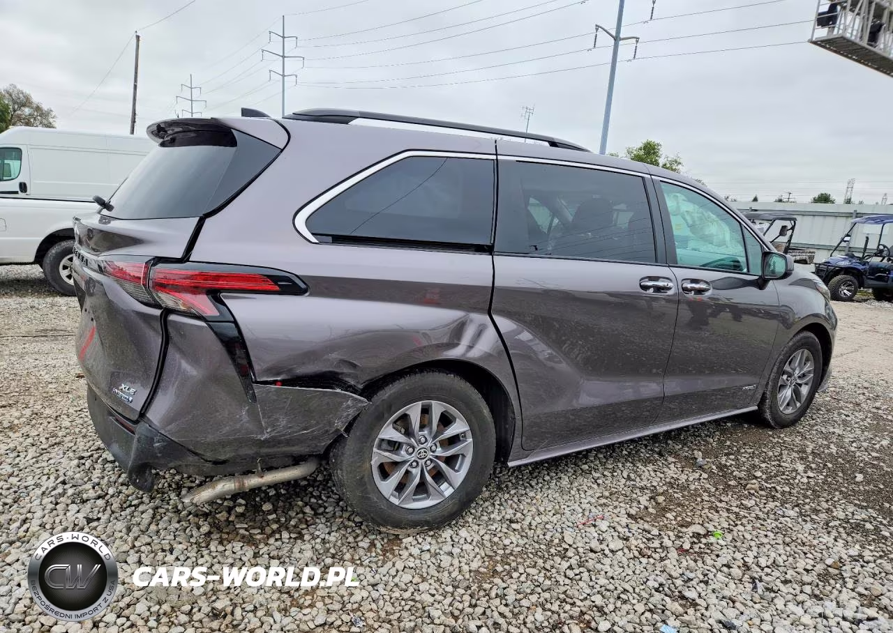 2021 Toyota Sienna Xle VIN:5TDJSKFC5MS011820 - 3