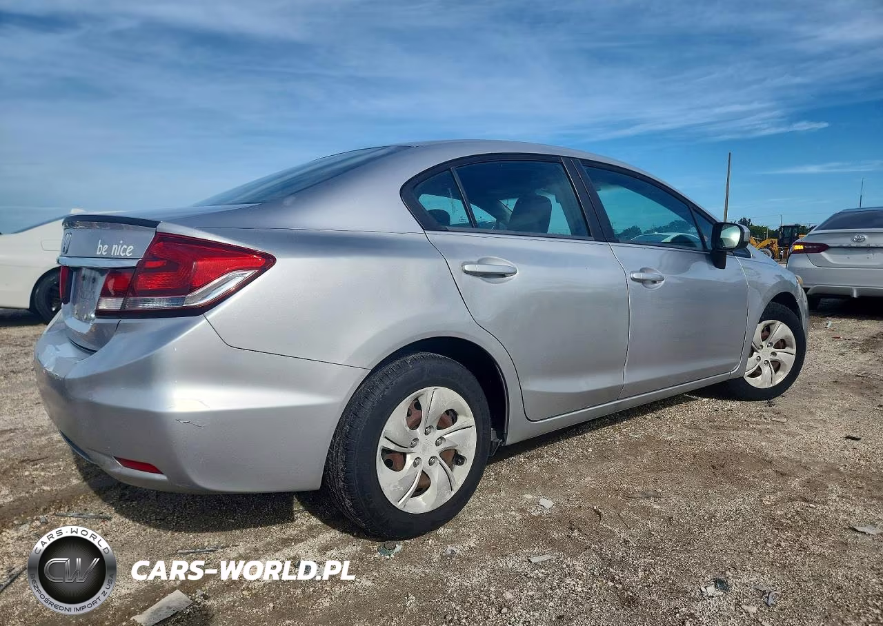 2014 Honda Civic Lx VIN:19XFB2F5XEE028874 - 3