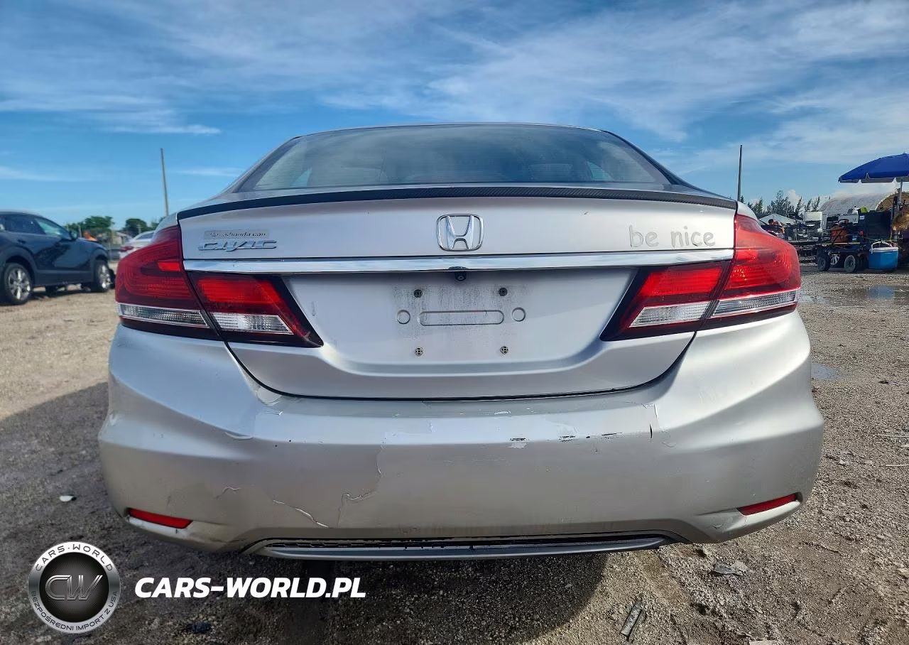 2014 Honda Civic Lx VIN:19XFB2F5XEE028874 - 6