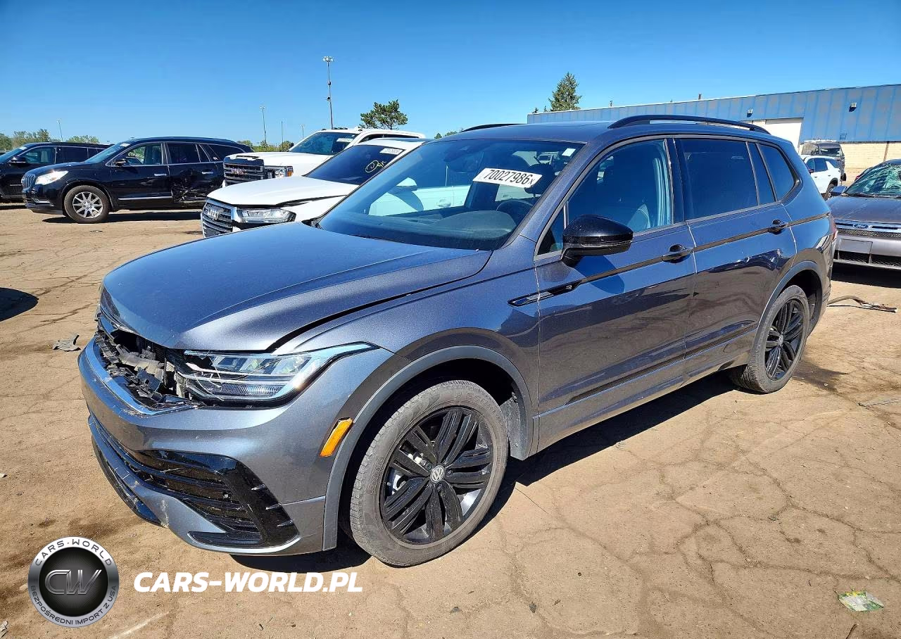 2022 Volkswagen Tiguan Se R-Line Black VIN:3VV8B7AX1NM054981 - 1