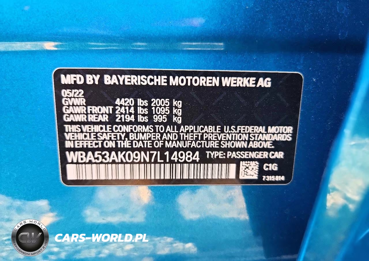 2022 BMW 228I VIN:WBA53AK09N7L14984 - 12