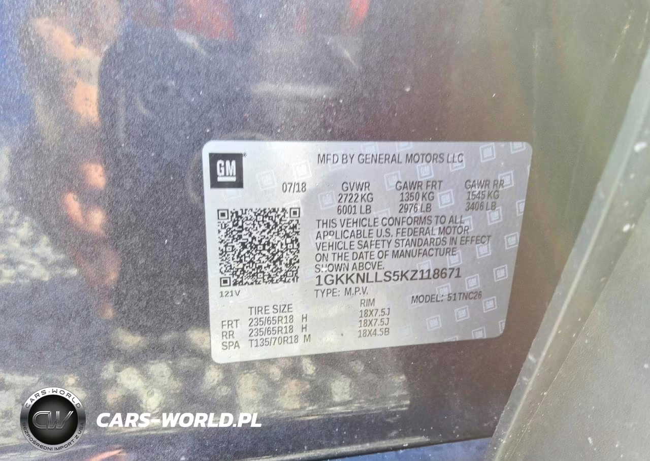 2019 GMC Acadia Sle VIN:1GKKNLLS5KZ118671 - 13