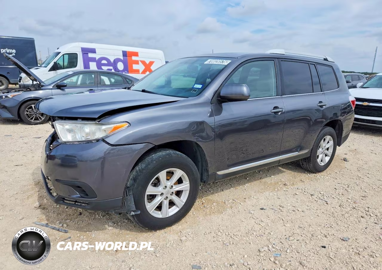2013 Toyota Highlander Base VIN:5TDZK3EH9DS141542 - 1