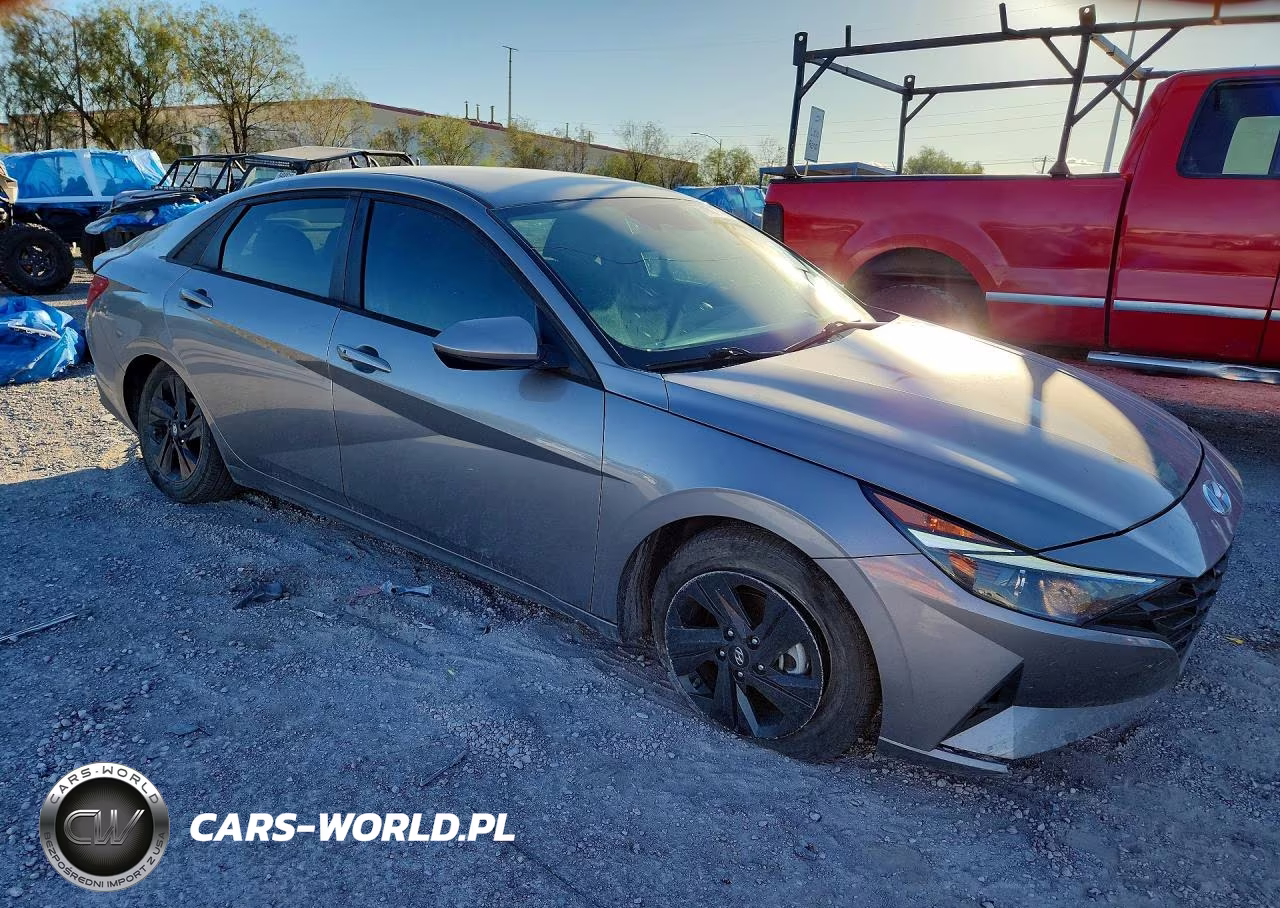 2023 Hyundai Elantra Blue VIN:KMHLM4AJ0PU044711 - 4
