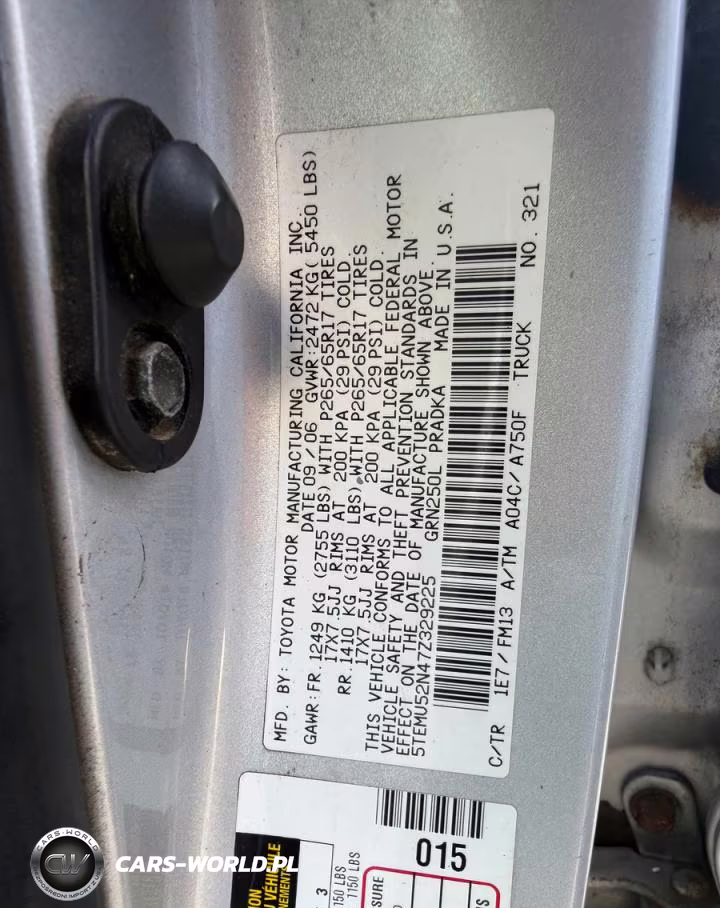 2007 Toyota Tacoma Double Cab Long Bed VIN:5TEMU52N47Z329225 - 10