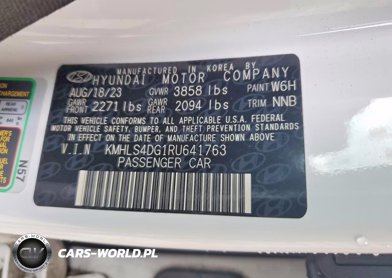 2024 Hyundai Elantra Sel VIN:KMHLS4DG1RU641763 - 12
