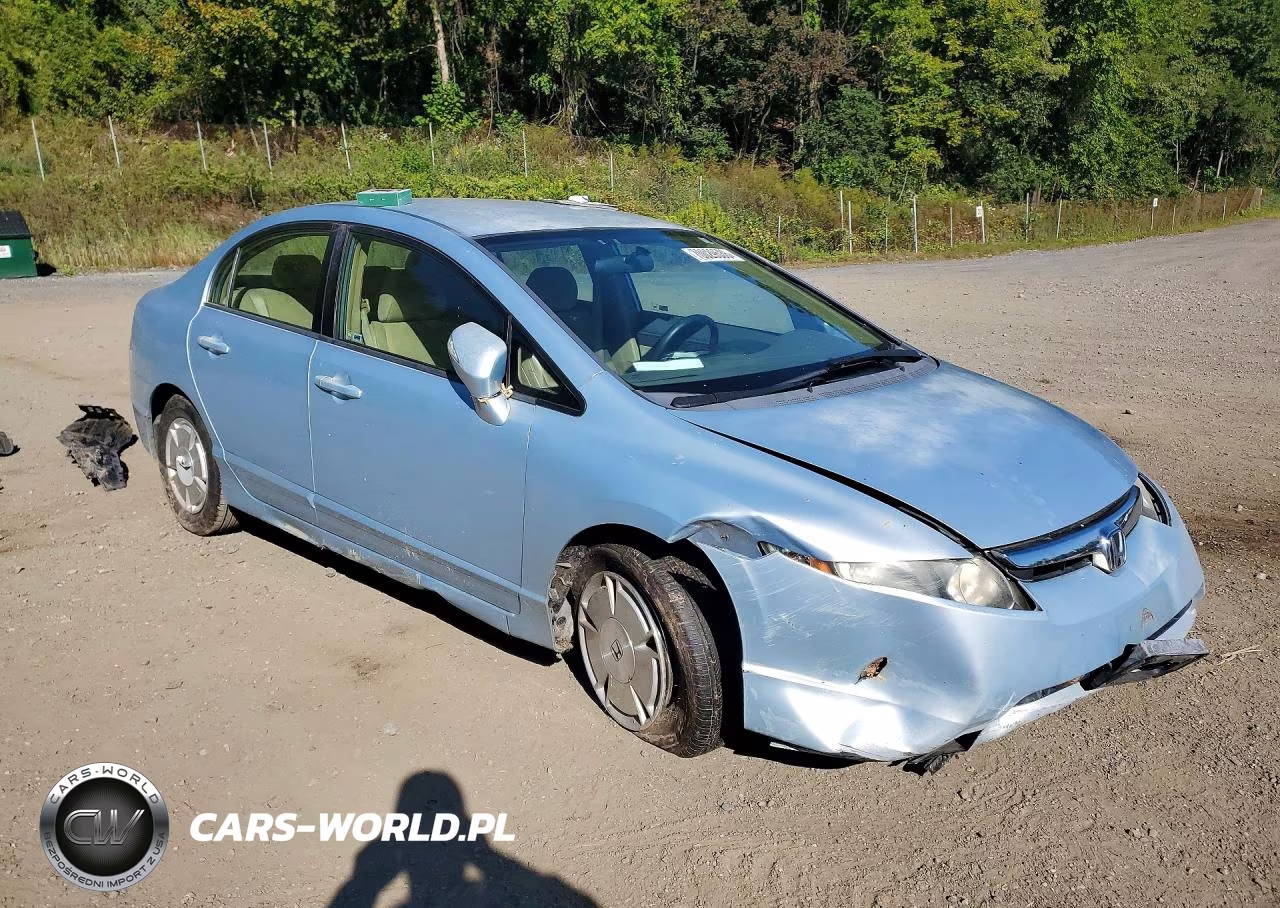 2007 Honda Civic Hybrid VIN:JHMFA36297S029186 - 4