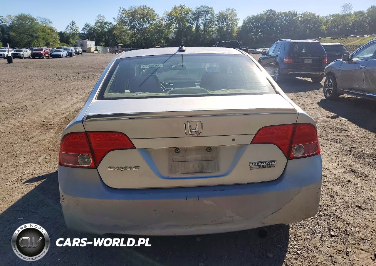 2007 Honda Civic Hybrid VIN:JHMFA36297S029186 - 6
