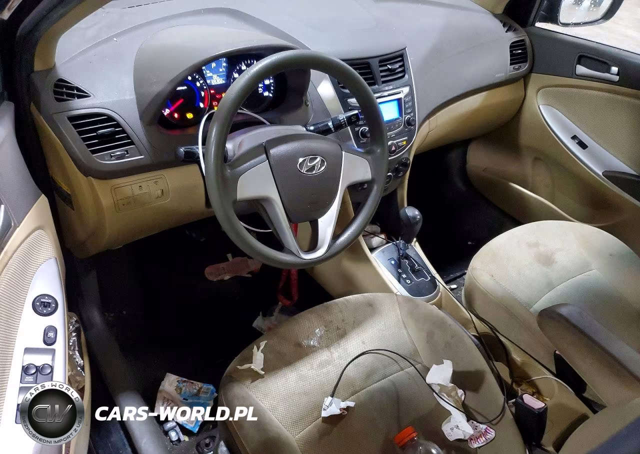 2012 Hyundai Accent Gls VIN:KMHCT4AE7CU223229 - 8