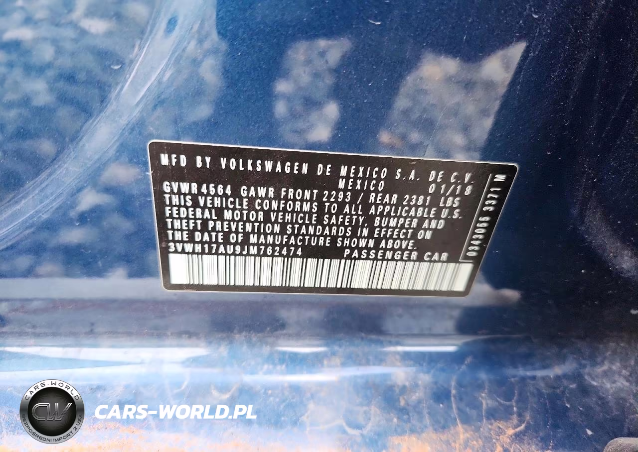 2018 Volkswagen Golf Alltrack S VIN:3VWH17AU9JM762474 - 12