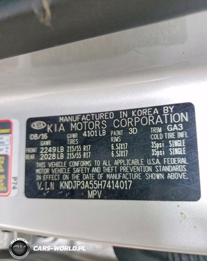 2017 Kia Soul + VIN:KNDJP3A55H7414017 - 12