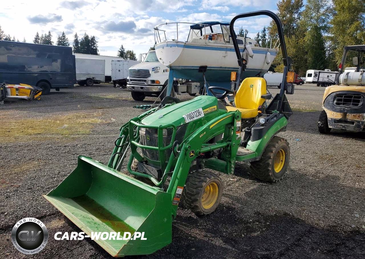 2021 John Deere 120R Tractor VIN:1LV1025RVMM833218 - 2