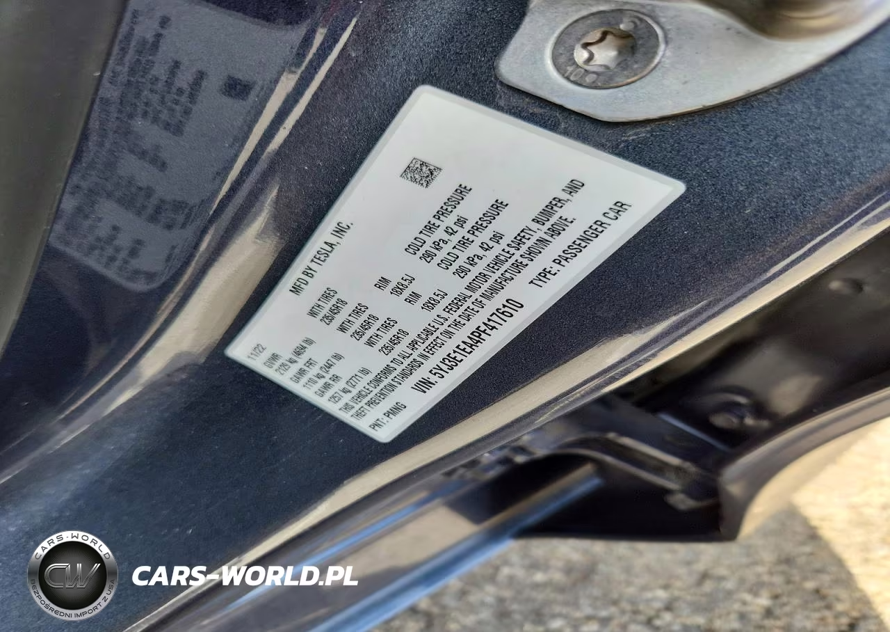 2023 Tesla Model 3 VIN:5YJ3E1EA4PF417610 - 12