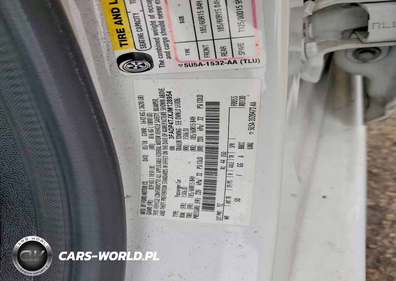 2018 Ford Fiesta S VIN:3FADP4TJXJM128954 - 12
