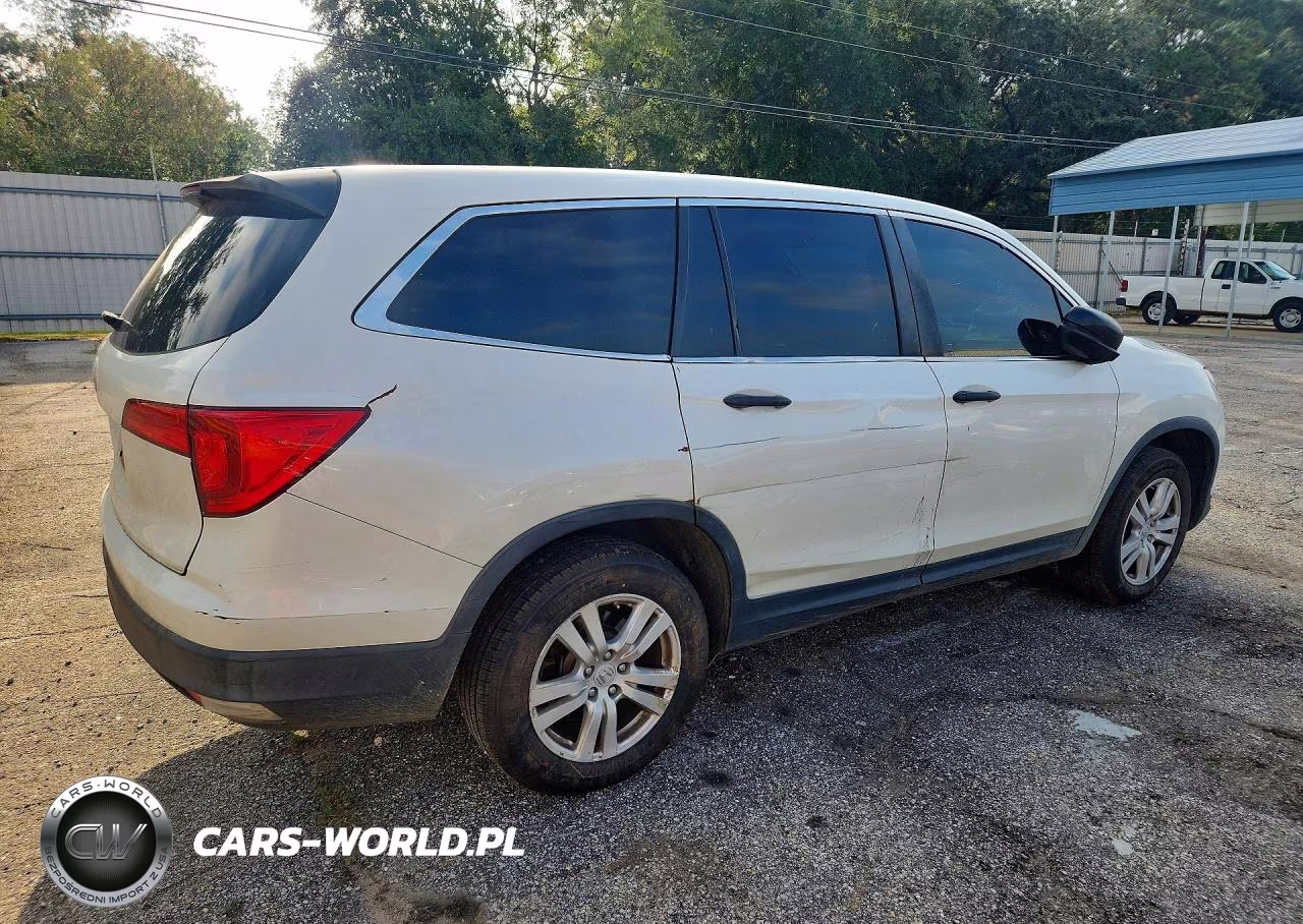 2016 Honda Pilot Lx VIN:5FNYF5H16GB040851 - 3