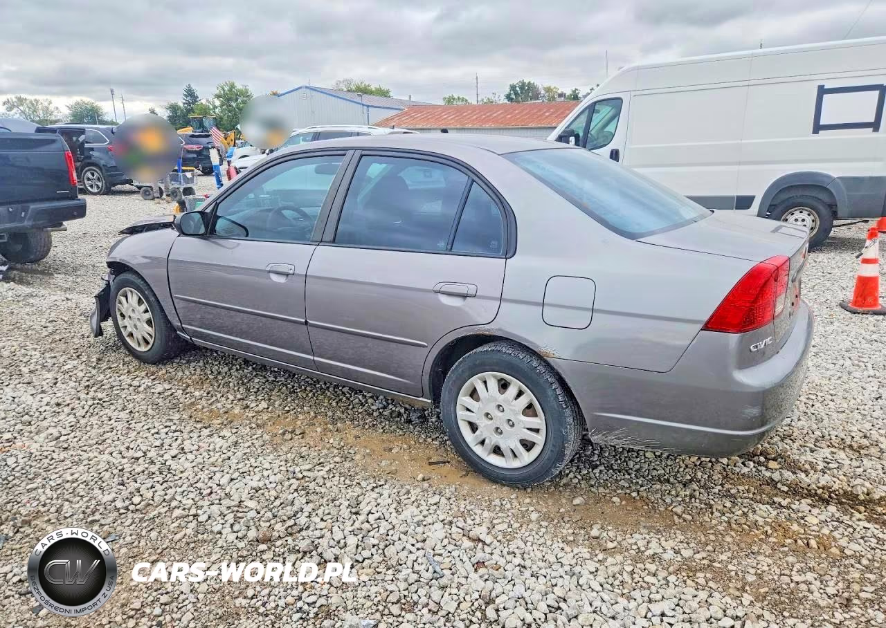 2004 Honda Civic Lx VIN:1HGES16544L015258 - 2