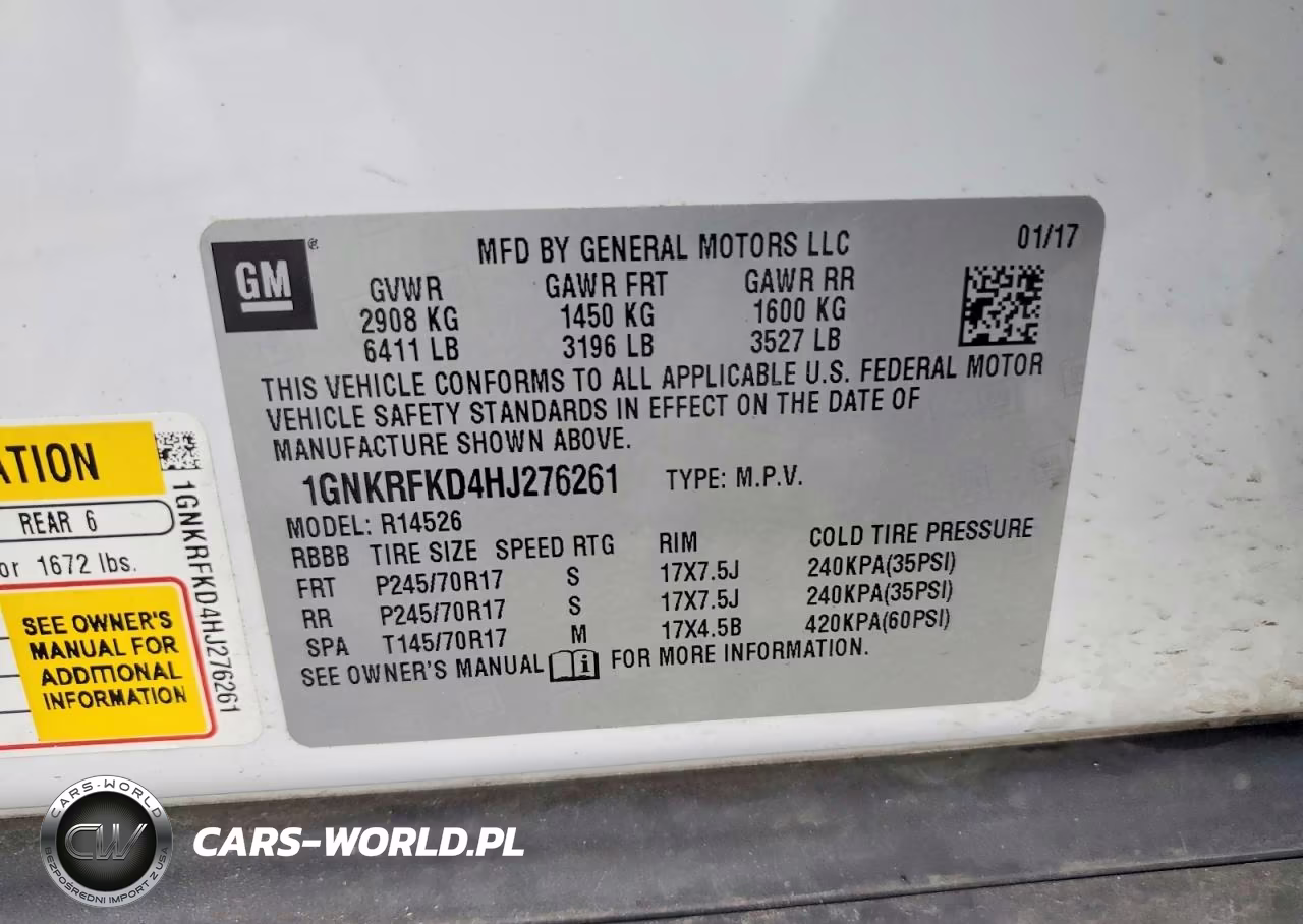 2017 Chevrolet Traverse Ls VIN:1GNKRFKD4HJ276261 - 13