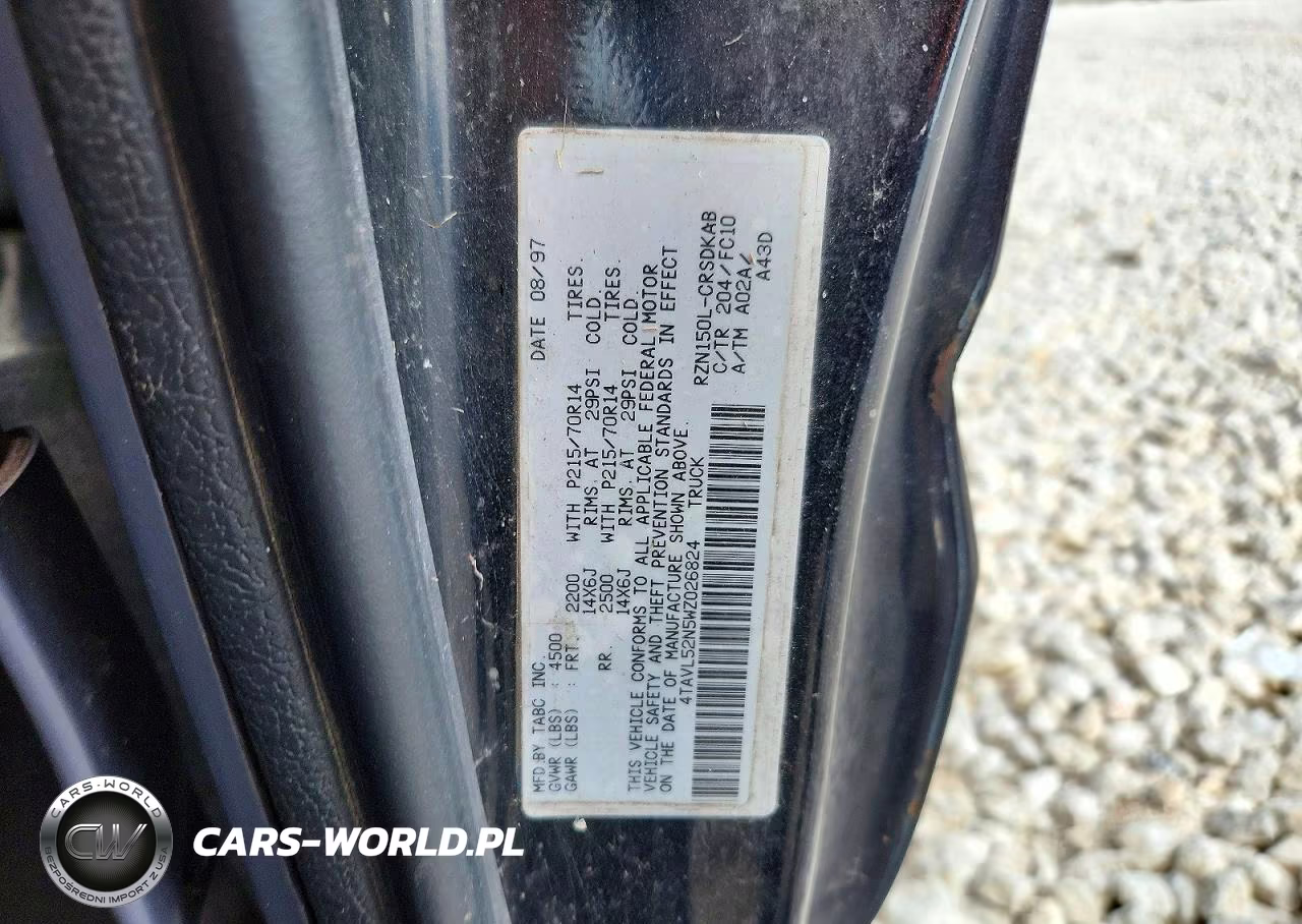 1998 Toyota Tacoma VIN:4TAVL52N5WZ026824 - 13