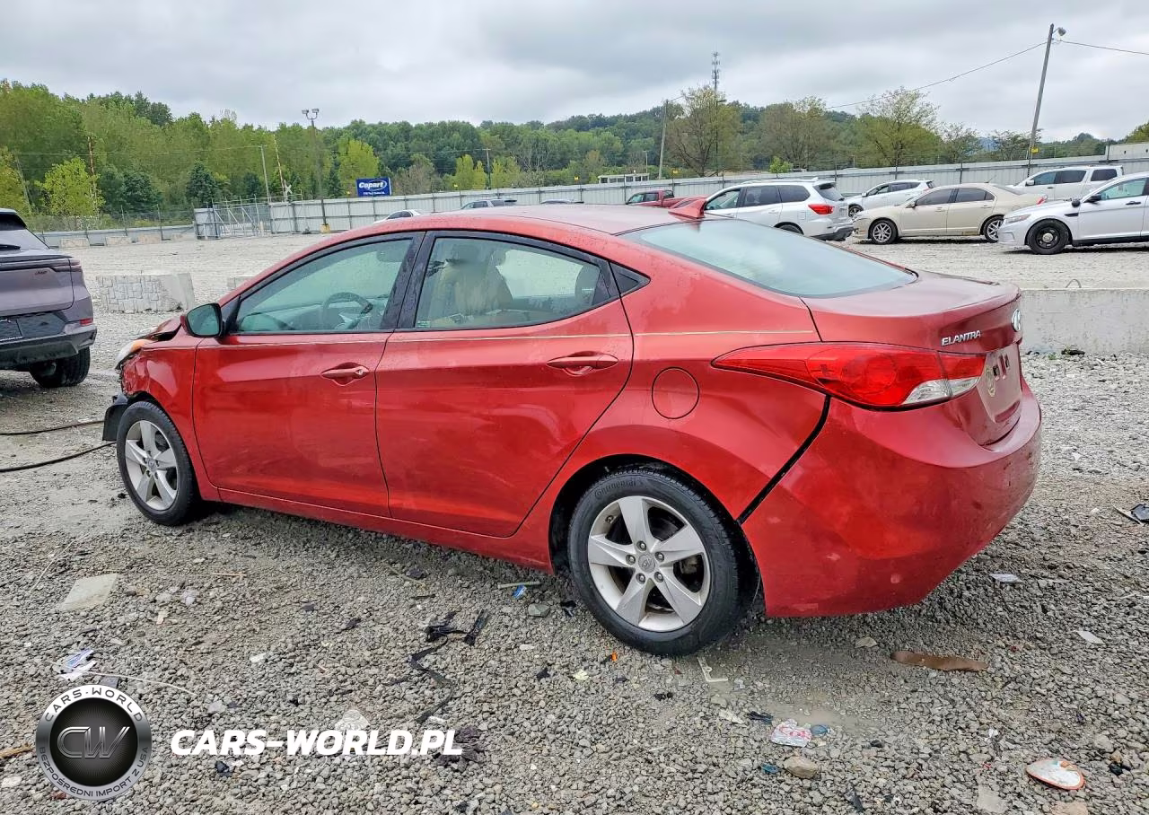 2013 Hyundai Elantra Gls VIN:5NPDH4AE8DH252700 - 2
