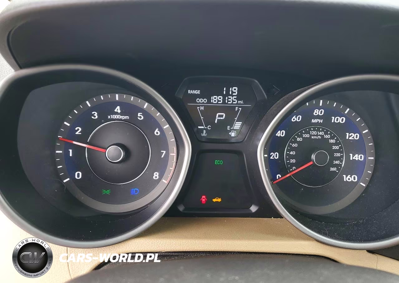 2013 Hyundai Elantra Gls VIN:5NPDH4AE8DH252700 - 9