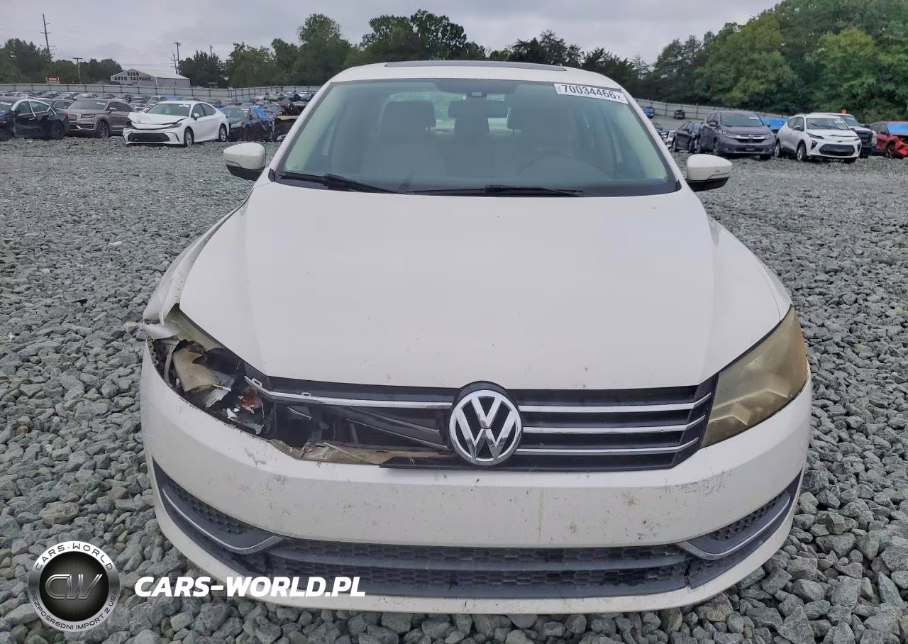 2013 Volkswagen Passat Se VIN:1VWBH7A33DC066059 - 5
