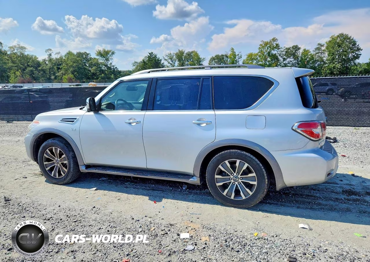 2018 Nissan Armada Sl VIN:JN8AY2ND7JX002247 - 2