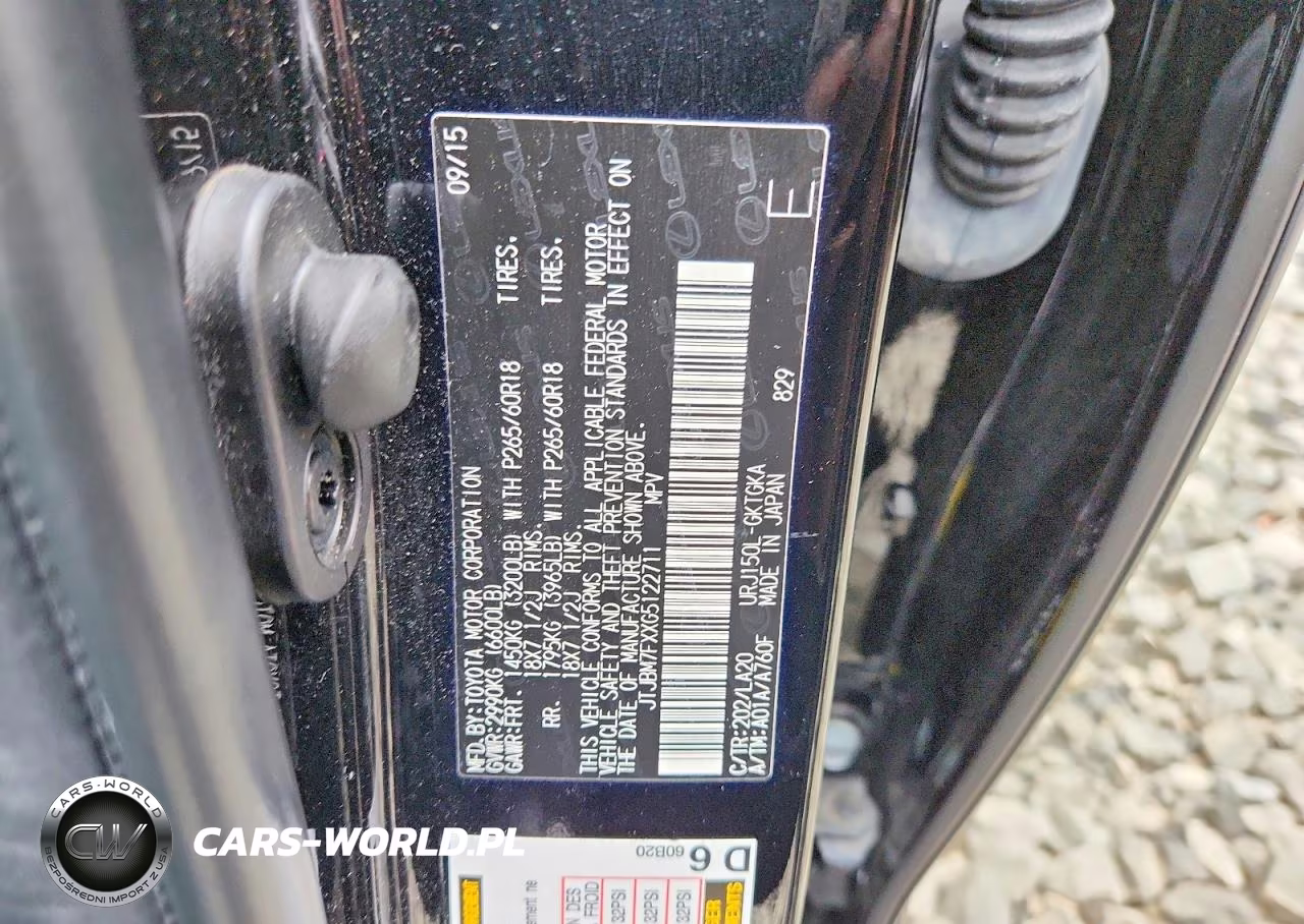 2016 Lexus Gx 460 VIN:JTJBM7FXXG5122711 - 12