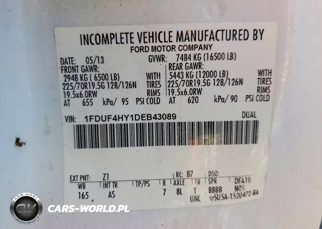 2013 Ford F450 Utility - Service Truck VIN:1FDUF4HY1DEB43089 - 12