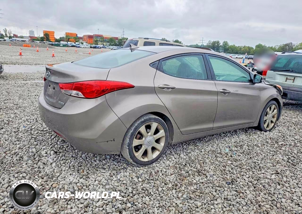 2012 Hyundai Elantra Limited VIN:5NPDH4AE1CH120957 - 3