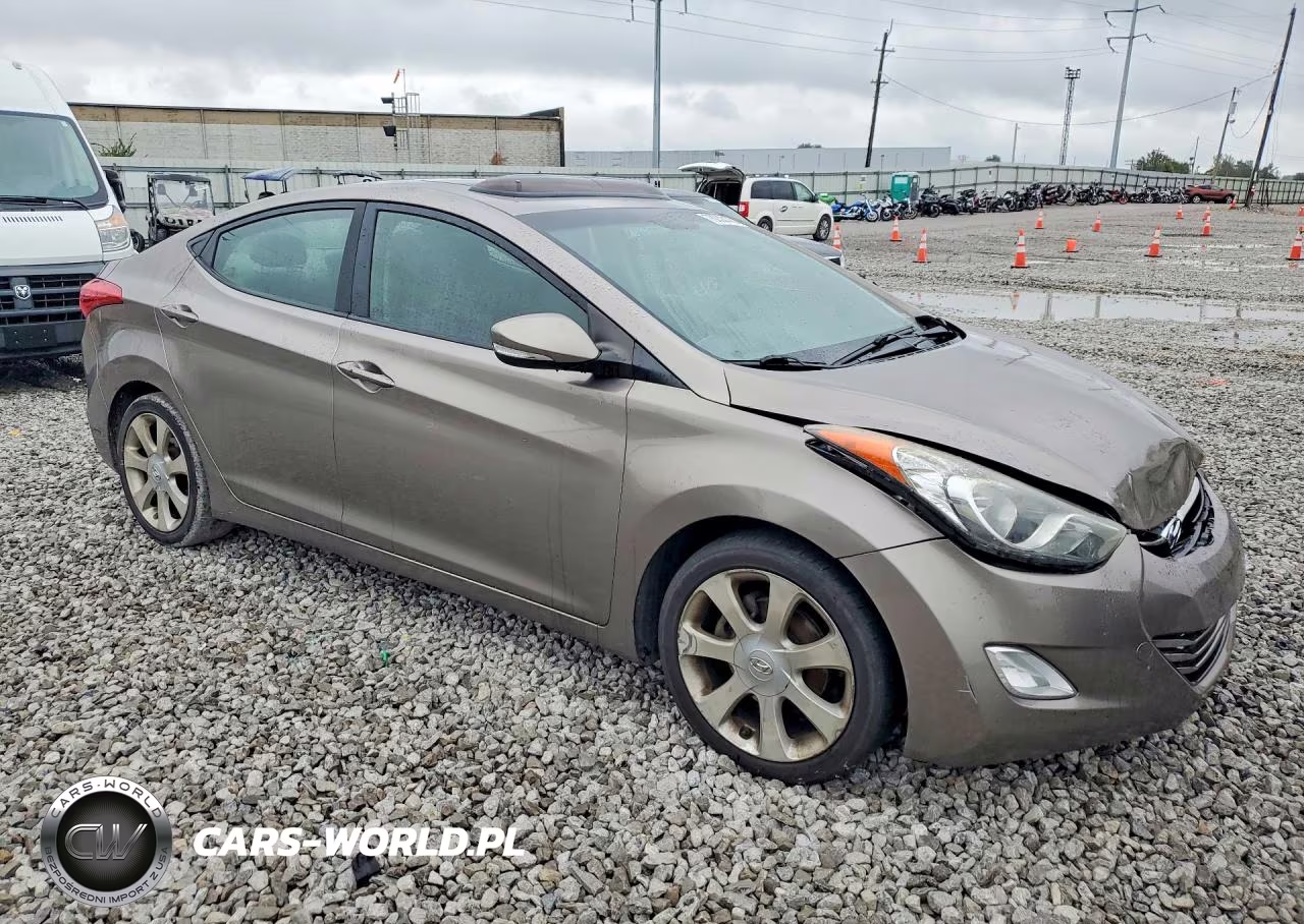 2012 Hyundai Elantra Limited VIN:5NPDH4AE1CH120957 - 4
