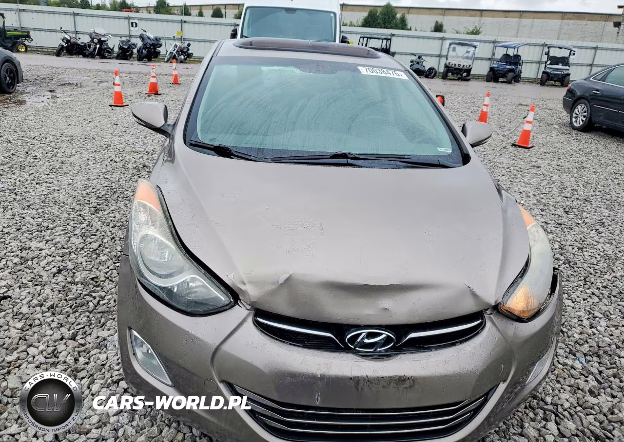 2012 Hyundai Elantra Limited VIN:5NPDH4AE1CH120957 - 5