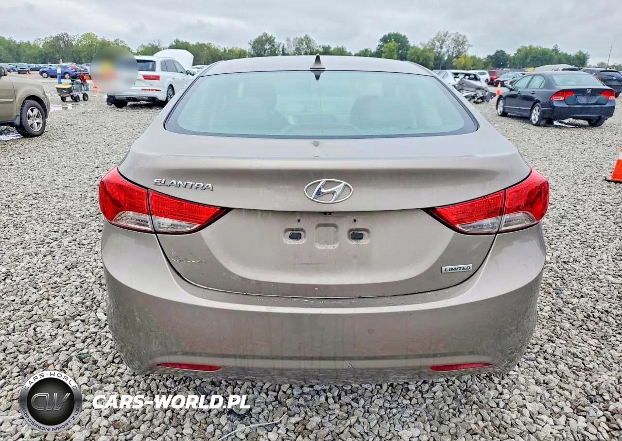 2012 Hyundai Elantra Limited VIN:5NPDH4AE1CH120957 - 6