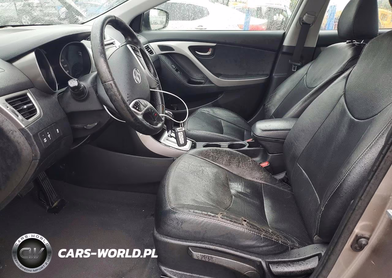 2012 Hyundai Elantra Limited VIN:5NPDH4AE1CH120957 - 7