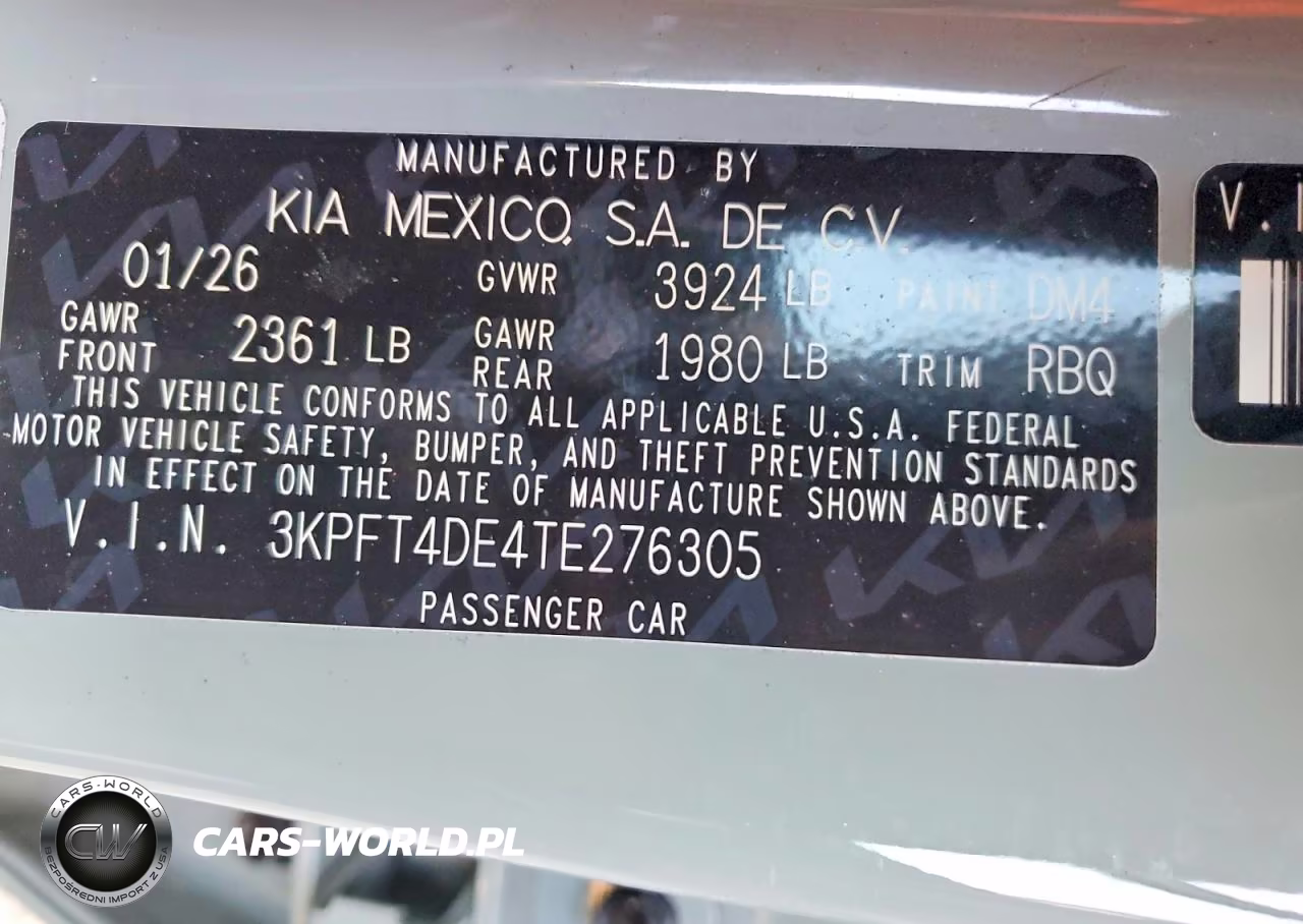 2026 Kia K4 Lxs VIN:3KPFT4DE4TE276305 - 12