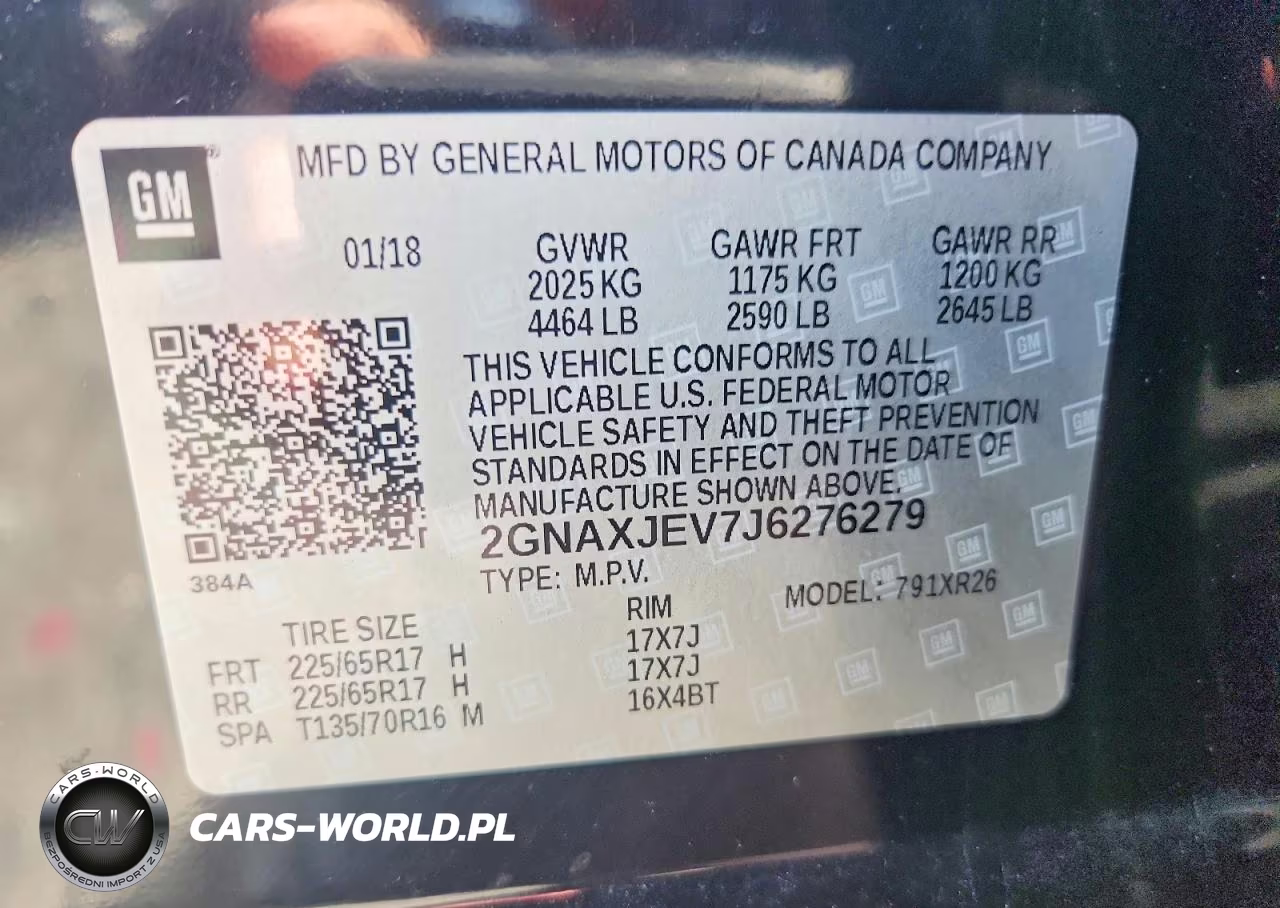 2018 Chevrolet Equinox Lt VIN:2GNAXJEV7J6276279 - 13