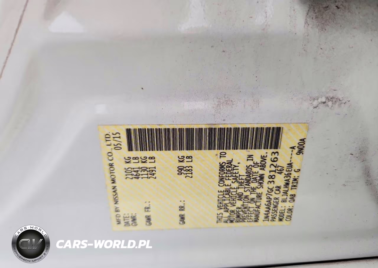 2016 Nissan Maxima Platinum VIN:1N4AA6AP7GC381263 - 12