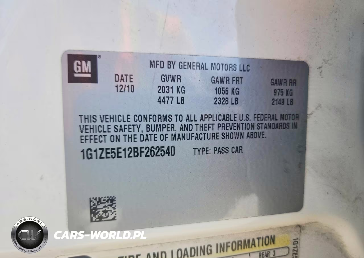 2011 Chevrolet Malibu Ltz VIN:1G1ZE5E12BF262540 - 12