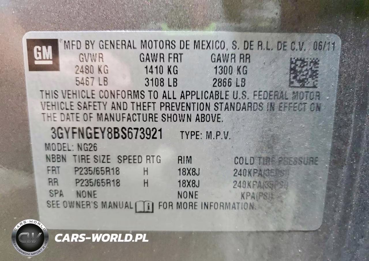 2011 Cadillac Srx VIN:3GYFNGEY8BS673921 - 13