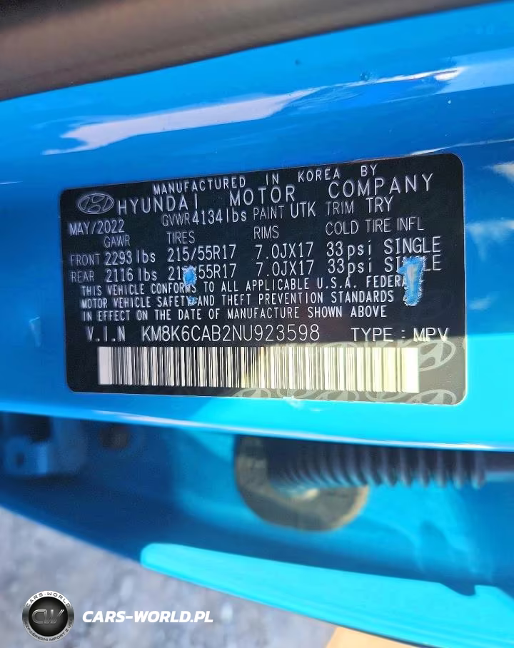2022 Hyundai Kona Sel VIN:KM8K6CAB2NU923598 - 12