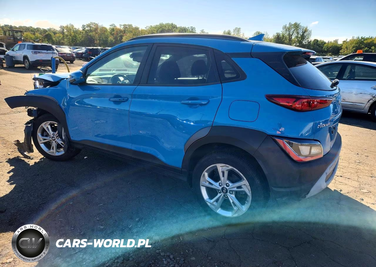 2022 Hyundai Kona Sel VIN:KM8K6CAB2NU923598 - 2