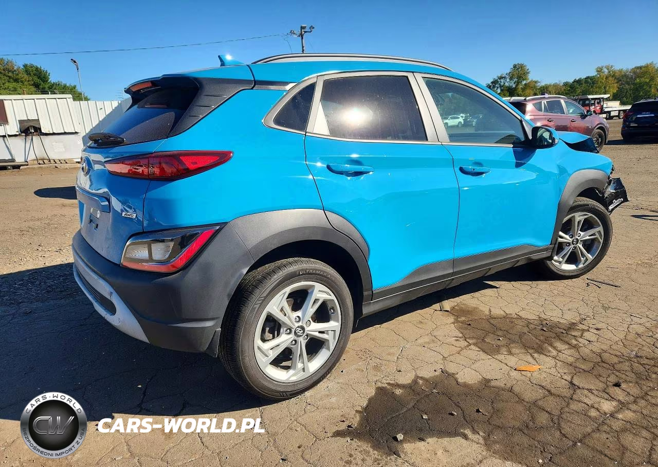 2022 Hyundai Kona Sel VIN:KM8K6CAB2NU923598 - 3