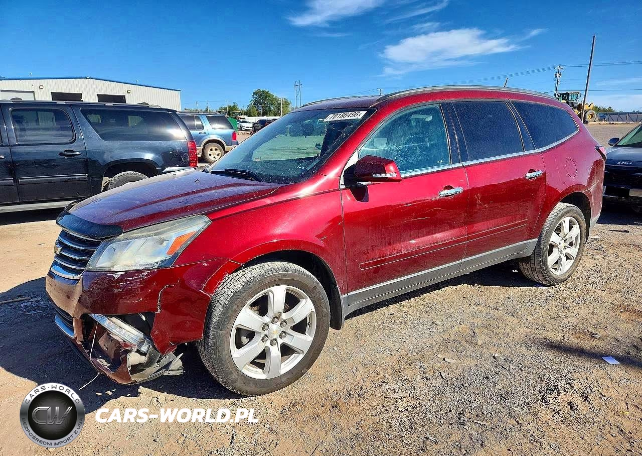2017 Chevrolet Traverse Lt VIN:1GNKRGKD4HJ225395 - 1