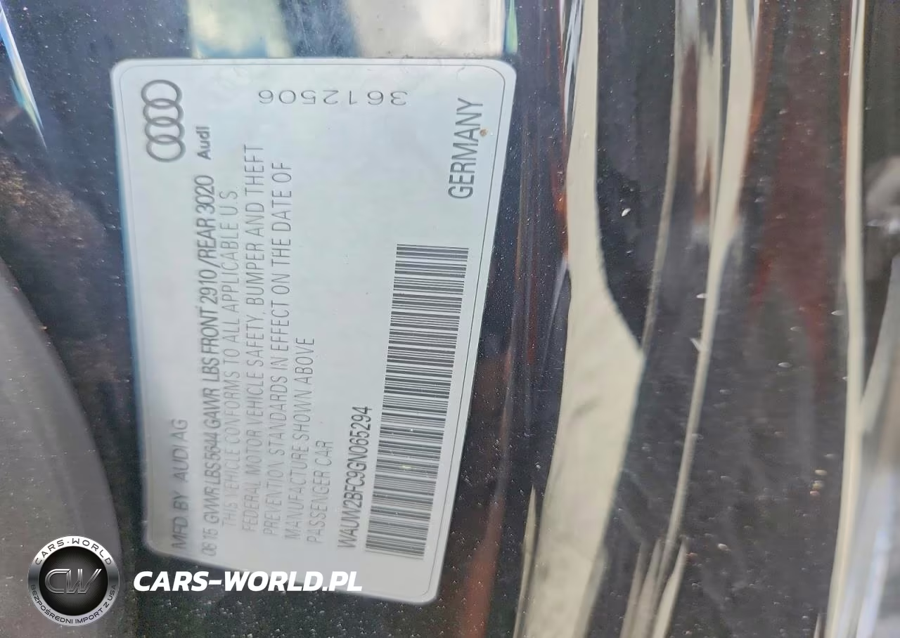 2016 Audi S7 Prestige VIN:WAUW2BFC9GN065294 - 12