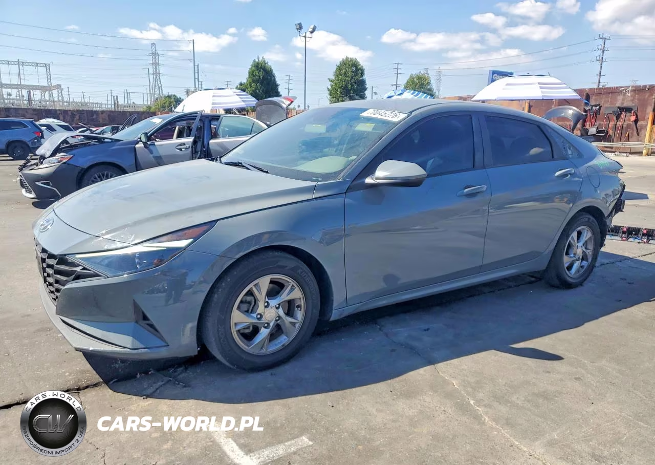2021 Hyundai Elantra Se VIN:KMHLL4AG8MU140850 - 1