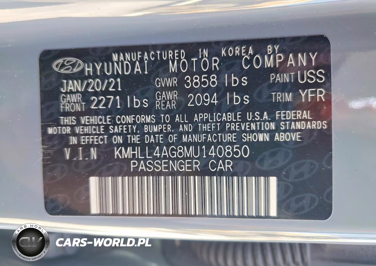 2021 Hyundai Elantra Se VIN:KMHLL4AG8MU140850 - 13