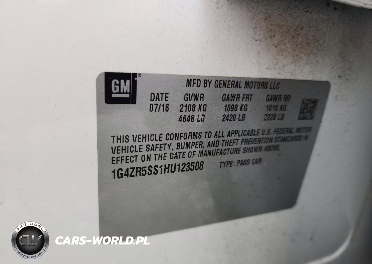 2017 Buick Lacrosse Premium VIN:1G4ZR5SS1HU123508 - 12