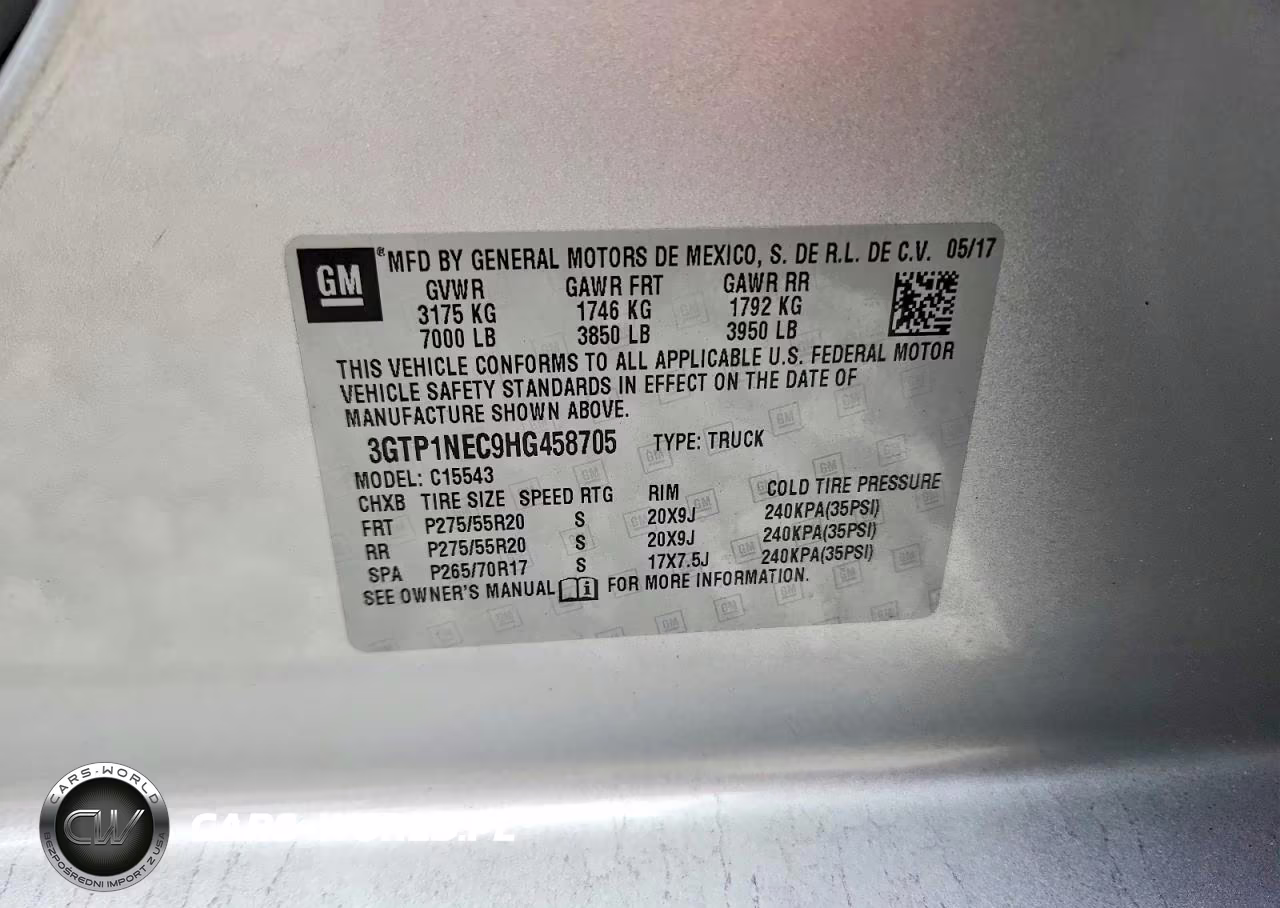 2017 GMC Sierra C1500 Slt VIN:3GTP1NEC9HG458705 - 12