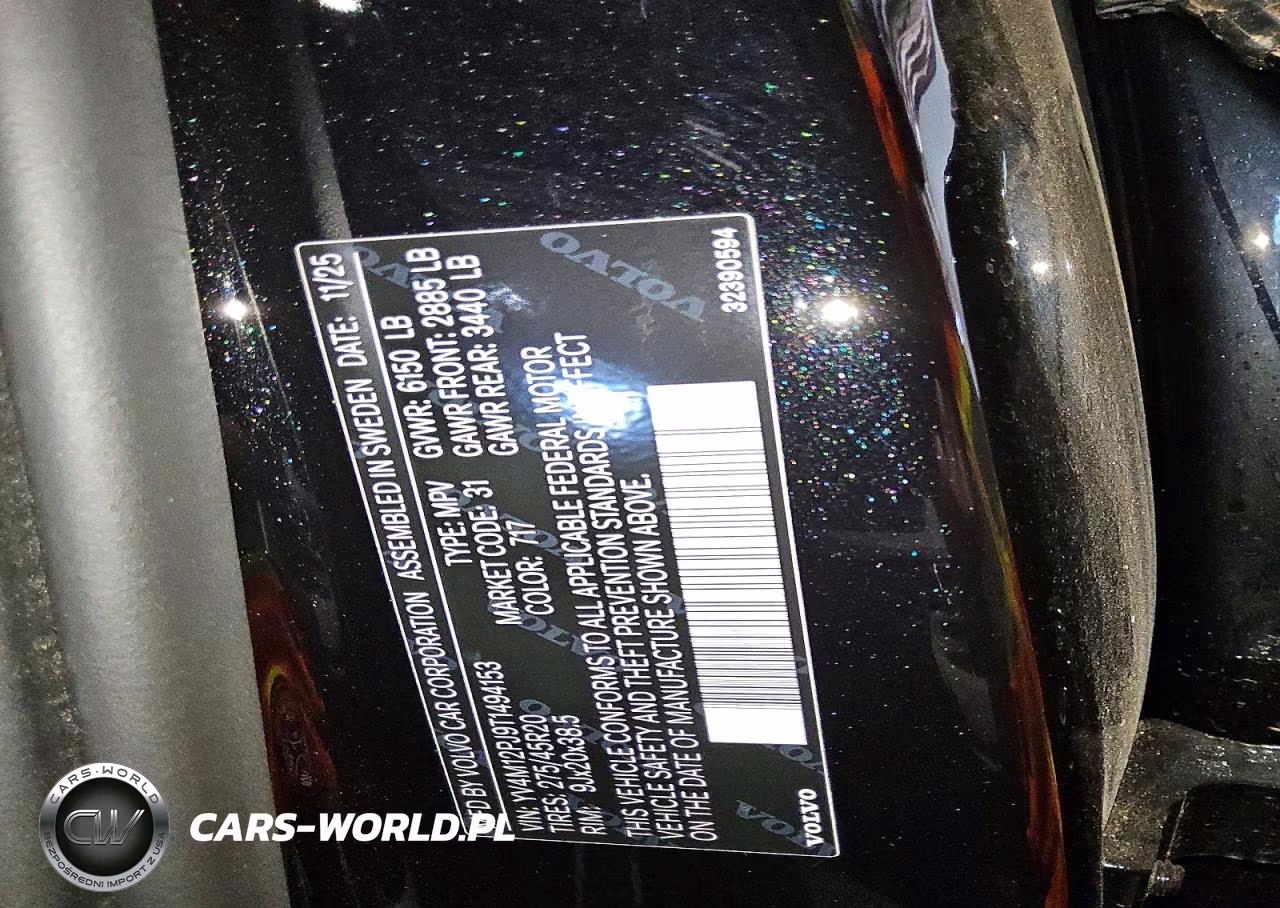 2026 Volvo Xc90 Core VIN:YV4M12PJ9T1494153 - 13