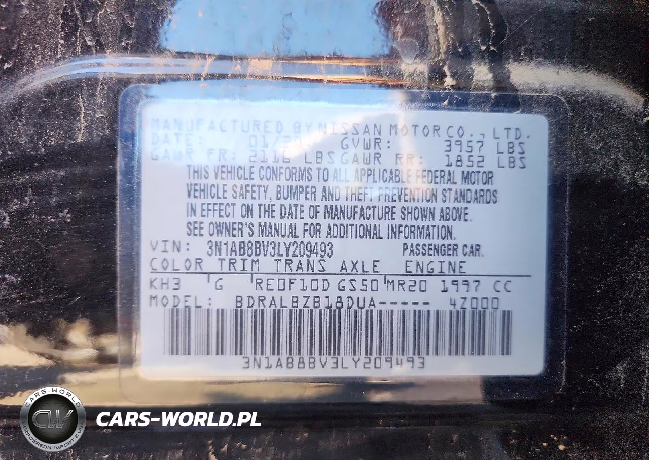 2020 Nissan Sentra S VIN:3N1AB8BV3LY209493 - 12